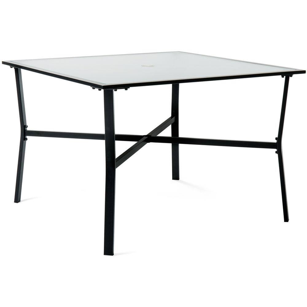 Lavallette 5-Piece Gray Cushioned Steel Outdoor Dining Set
