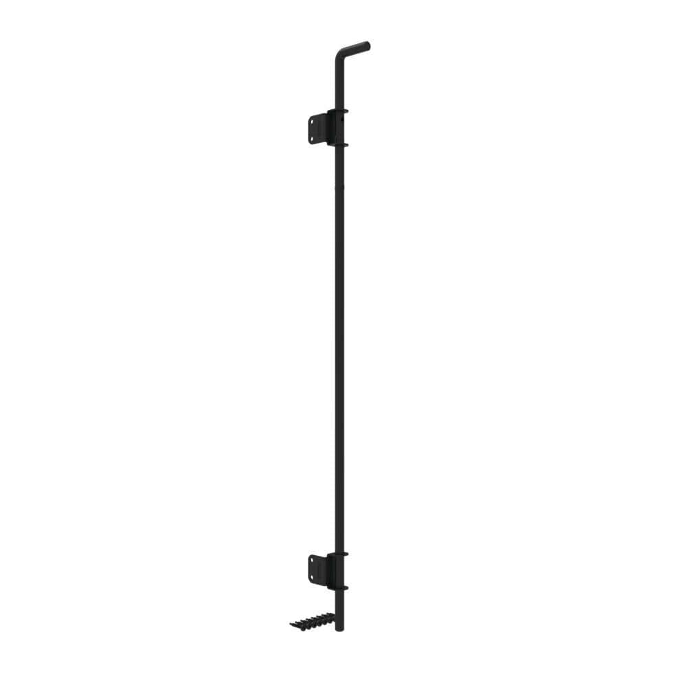 Barrette Outdoor Living 6.562 in. x 1.125 in. x 2.25 in. Nylon/Stainless Steel White EZ Grip Gate Handle