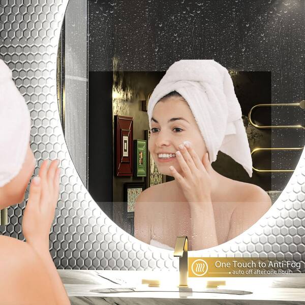 Have a question about KIOTEE 28 in. W. x 36 in. H Oval Frameless