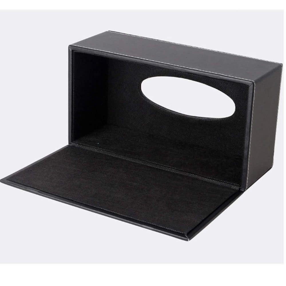 Box Magnetic Tissue Box Cover with Magnetic Bottom in Elegant Style, Napkin Holder Drawer Paper Dispenser, in Black price history on PriceWatchPro