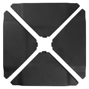 11 lbs. Plastic Patio Umbrella Base in Black