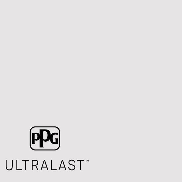 PPG UltraLast 1 qt. PPG1014-2 Gray Whisper Matte Interior Paint and Primer