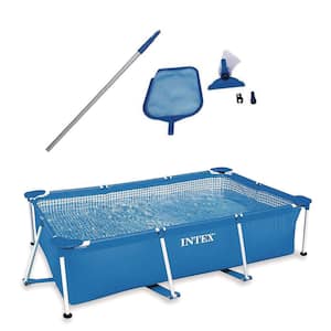 8.5' x 5.3' x 26" Above Ground Swimming Pool & Cleaning Maintenance Kit