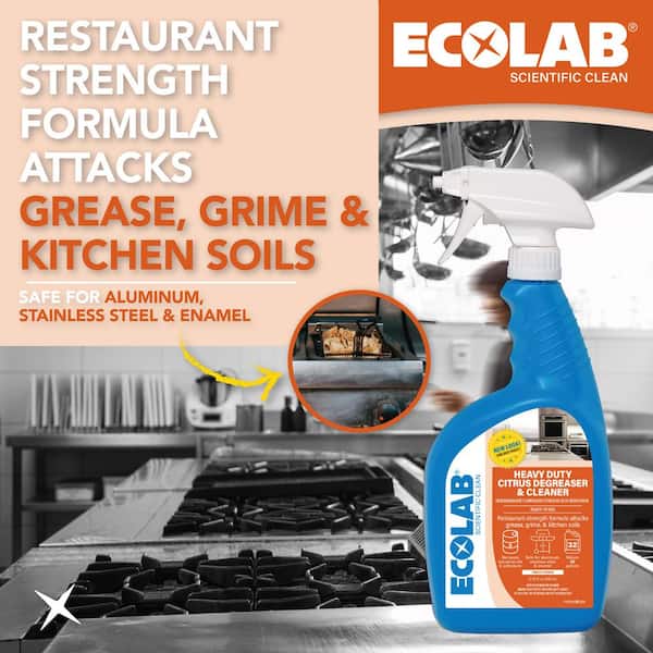 32 oz. Heavy Duty Citrus Degreaser Concentrate Cleaner, Attacks Grease and Grime