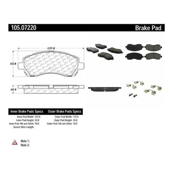Centric Parts Disc Brake Pad Set