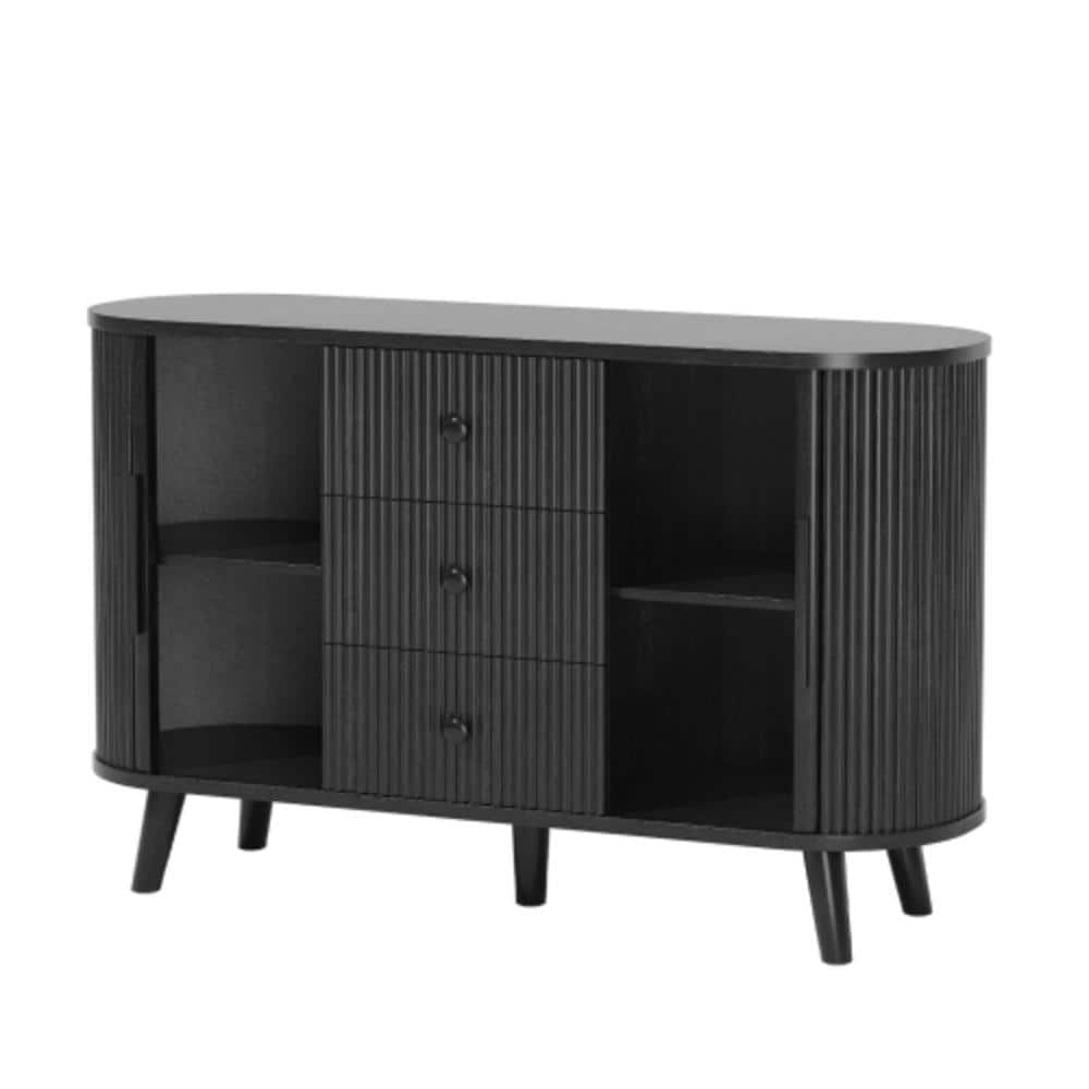 47.2 in. W x 15.7 in. D x 29.7 in. H Bathroom Black Linen Cabinet price history on PriceWatchPro