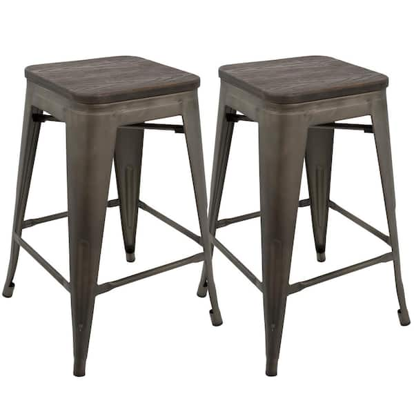 Espresso bar stools set of 2 hot sale