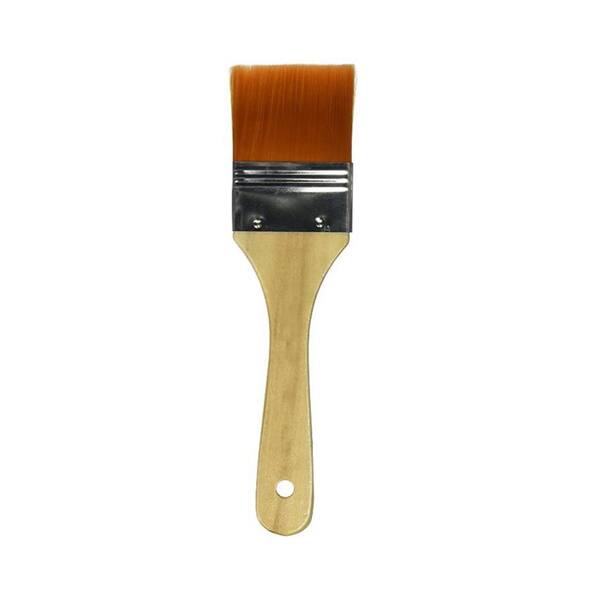 60 Pcs Flat Paint Brushes,Small Brush Bulk for Detail Painting Gold