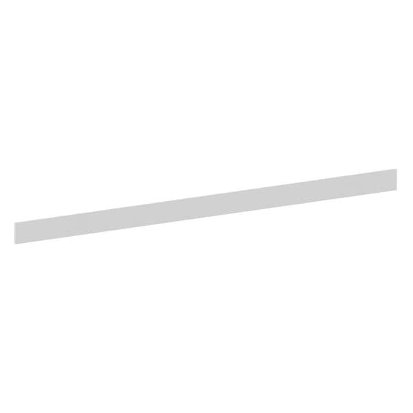 Keyport Shaker 90 in. W x 0.2 in. D x 4.5in. H in White Solid Wood Toe Kick