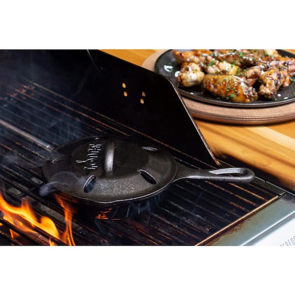 Lodge Cast Iron Grill Pan, 6.5 Inch