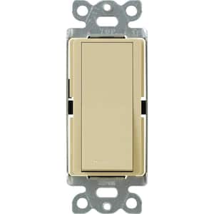 Claro On/Off Switch, 15 Amp/4 Way, Ivory (CA-4PS-IV)