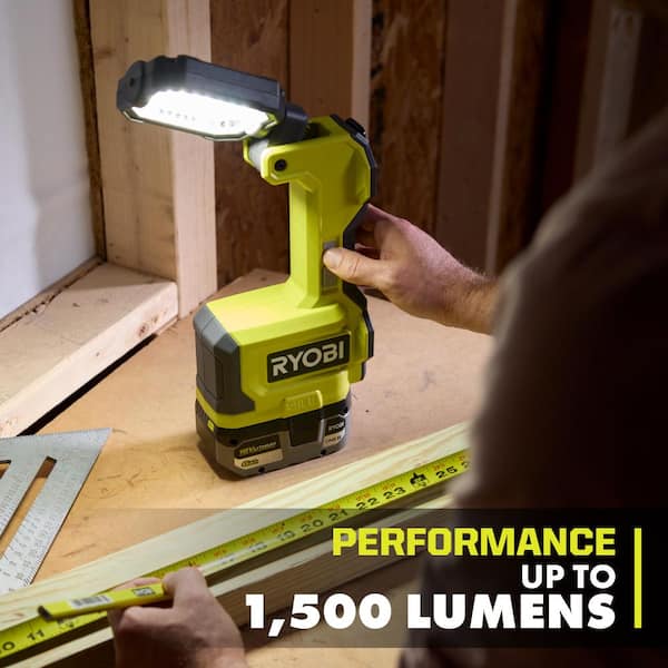 RYOBI ONE+ 18V Hybrid Cordless LED Magnetic Task Light (Tool Only
