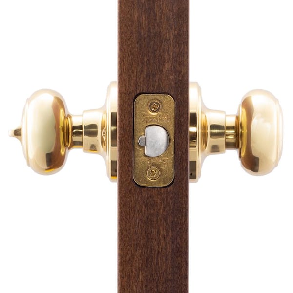 Copper Creek Colonial Polished Brass Entry Door Knob CK2040PB