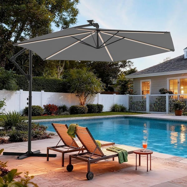 13 foot patio table umbrella 13 Foot Outdoor Patio Umbrella With Base Included, Double Sided Fade  Resistant Canopy, Beast Shade For Deck Backyard And Pool Area, Large Table