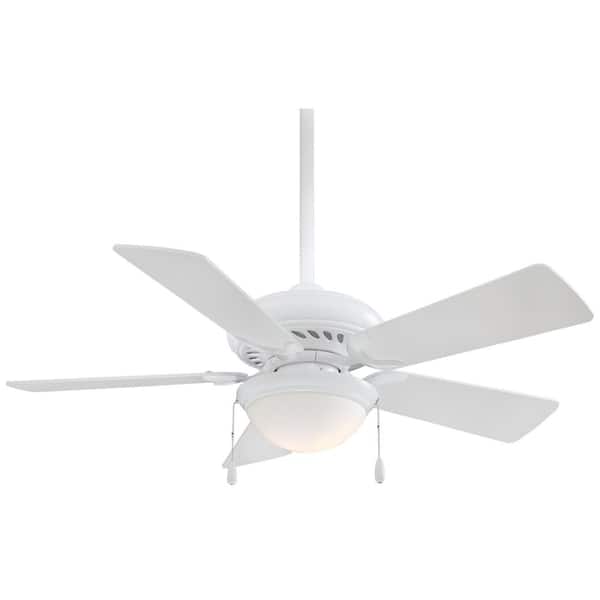 MINKA-AIRE Supra 44 in. LED Indoor White Ceiling Fan