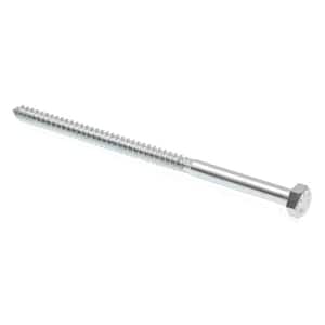 5/16 in. x 6 in. A307 Grade A Zinc Plated Steel Hex Lag Screws (25-Pack)