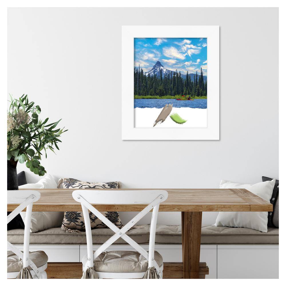 Cabinet White Matte Polystyrene Wall Picture Frame