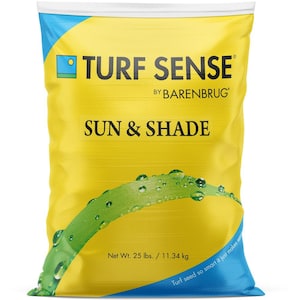 25 lbs. 8,300 sq. ft. Turf Sense Sun and Shade Mix Grass Seed