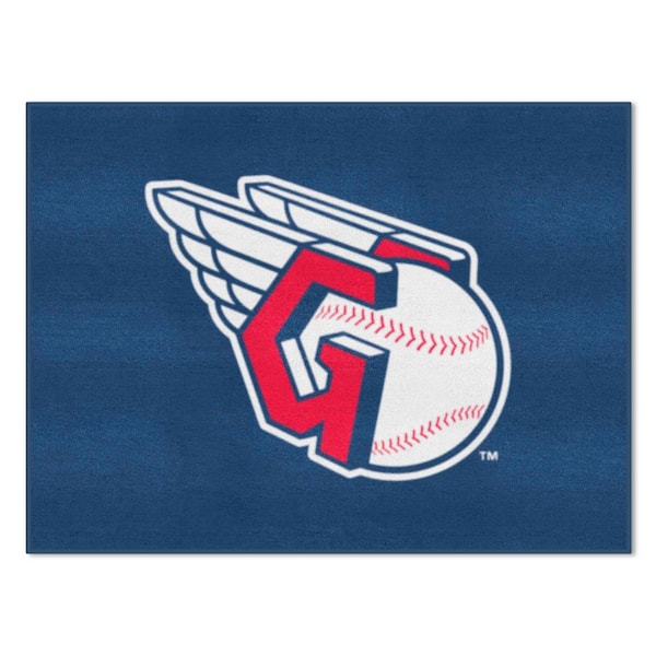 FANMATS MLB Cleveland Guardians Navy 3 ft. x 4 ft. Area Rug