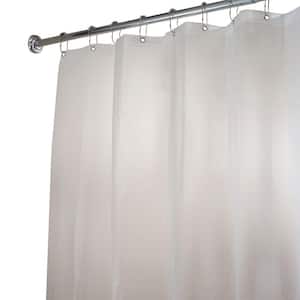 EVA Long Shower Curtain Liner in Clear Frost
