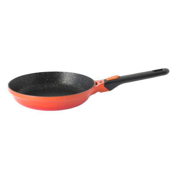 BergHOFF GEM Stay Cool 10 in. Cast Aluminum Nonstick Frying Pan in Orange