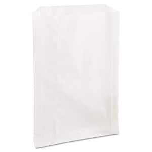 6.5 in. x 8 in. Grease-Resistant White Single-Serve Food Storage Bag (2000-Pack)