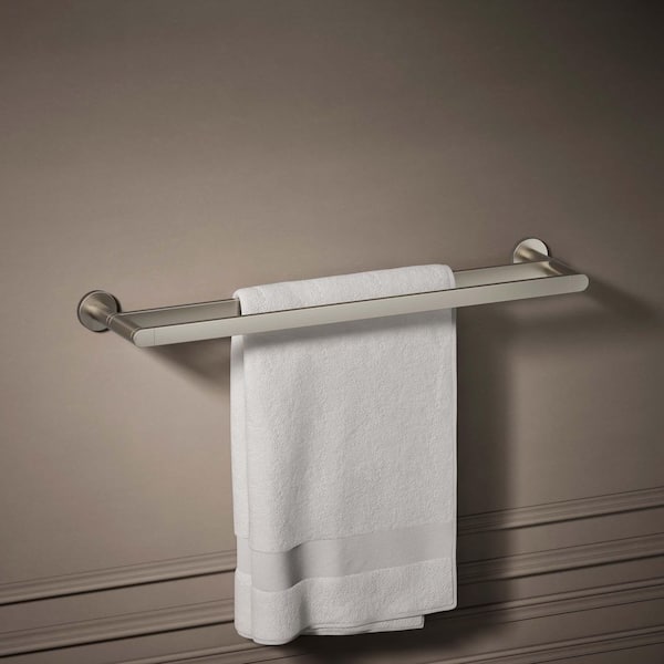 Composed 24 in. Double Towel Bar in Vibrant Brushed Nickel
