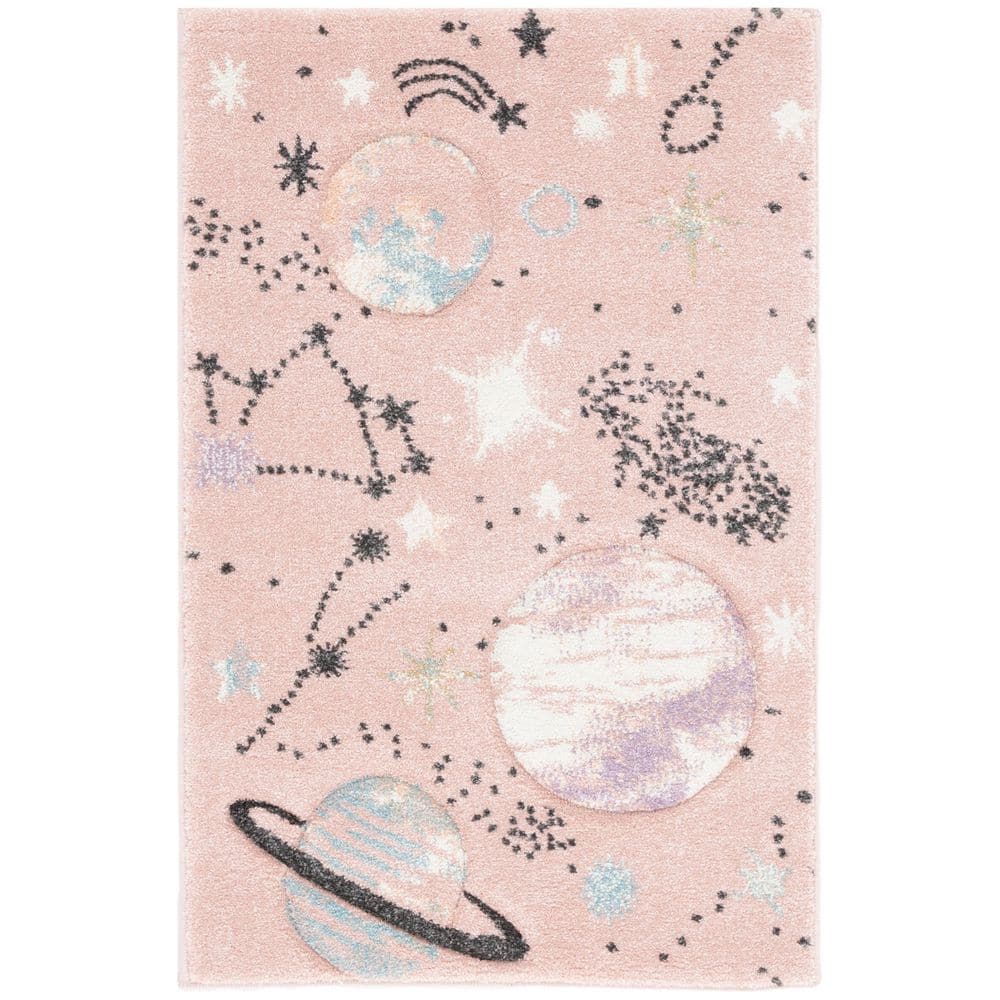 Carousel Kids 2 ft. x 3 ft. Pink/Purple Galaxy Area Rug price history on PriceWatchPro