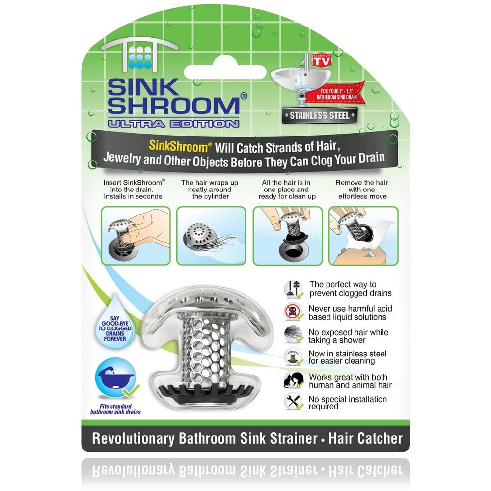 SinkShroom (Nickel Edition) Hair Catcher - Megerbworld