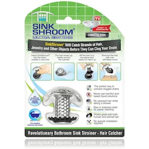 TubShroom Tub Drain Hair Catcher Combo Pack with Silicone Stopper, Black  Chrome – Protector and for Bathroom Drains, Fits 1.5” 1.75” Bathtub Shower