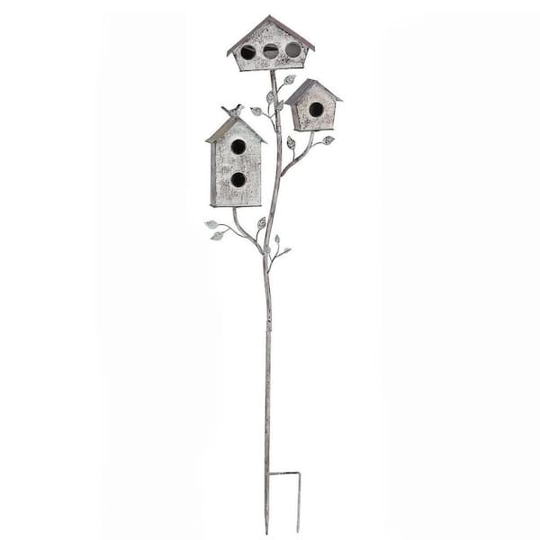 TIRAMISUBEST 3-Room Metal Birdhouse
