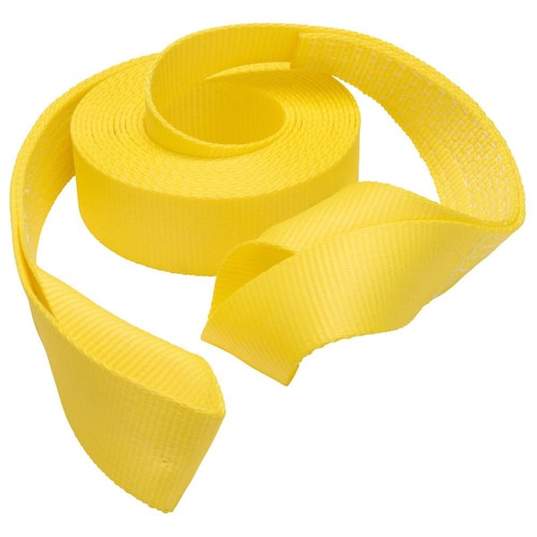 3 x 2-1/4 inch Yellow Satin Awareness ribbon-support Our troops-safety