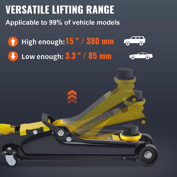 Heavy Duty 2.5 Ton Low Profile Hydraulic Floor Jack Maroc Heavy Duty 2.5 Ton Low Profile Hydraulic Floor Jack Maroc