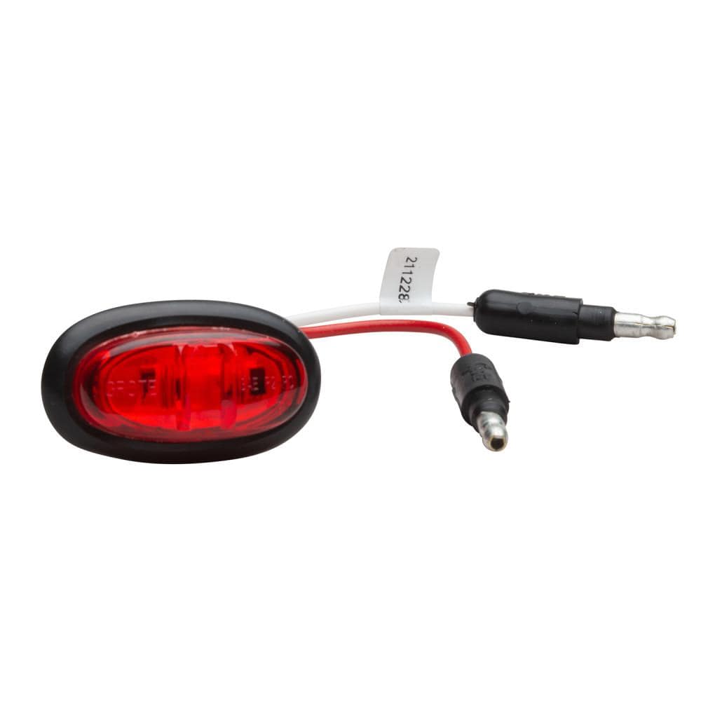 MicroNova LED Clearance Marker Light with Grommet-Red (Bulk Packaging)
