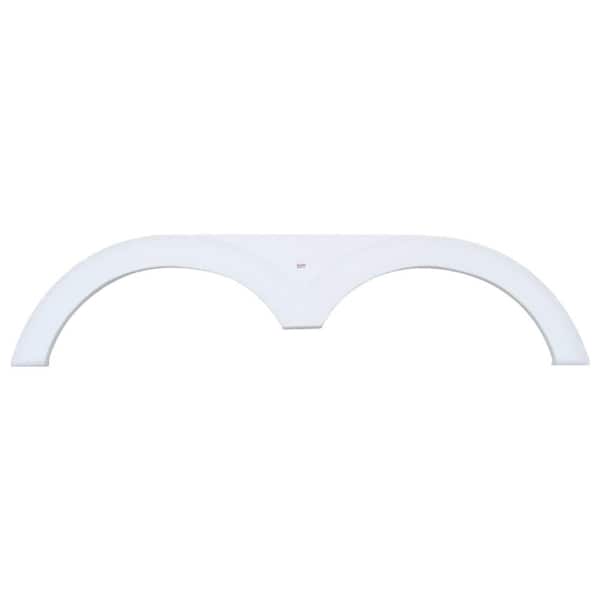 ICON Tandem Axle Fender Skirt FS1769 for Cruiser-Polar White
