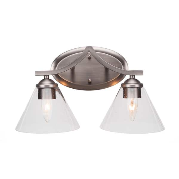 Unbranded Cleveland 8.75 in. 1-Light Graphite Vanity Light