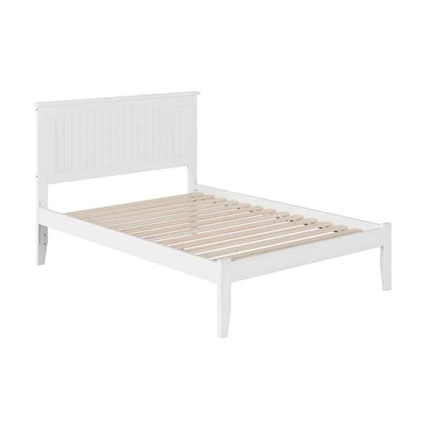 Nantucket White Solid Wood Frame Full Platform Bed