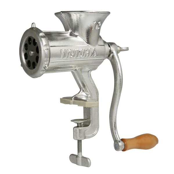 Victoria Grain Grinder with High Hopper, Corn Mill, Tinned Cast Iron  GRN-100 - The Home Depot