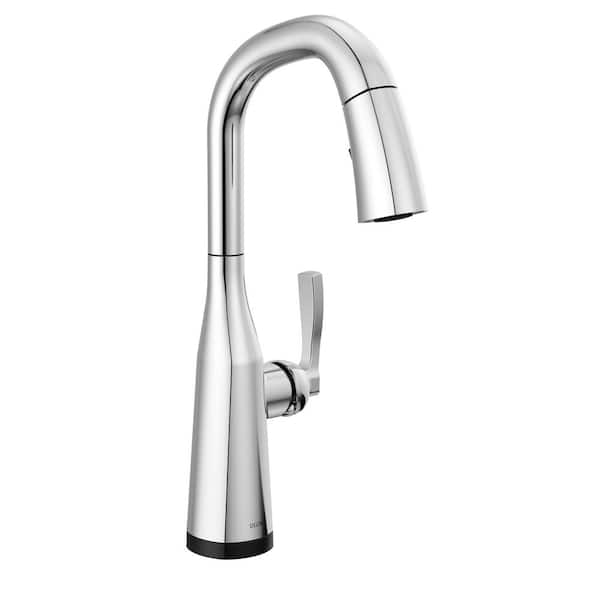 Delta Stryke Single Handle Bar Faucet with Touch2O Technology in Lumicoat Polished Chrome