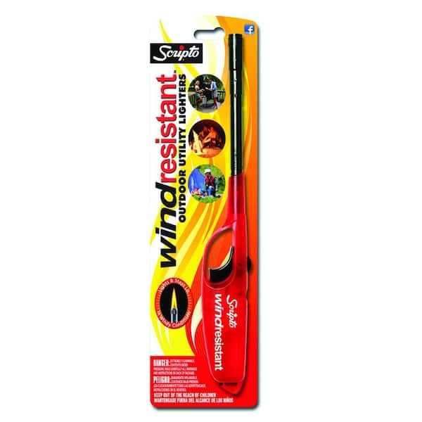 Scripto Wind Resistant Utility Lighter BGM10-1/12CD-HD - The Home Depot