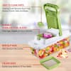 Brentwood Food Chopper and Vegetable Dicer with 6.75 Cup Storage Container  in Green 985117028M - The Home Depot
