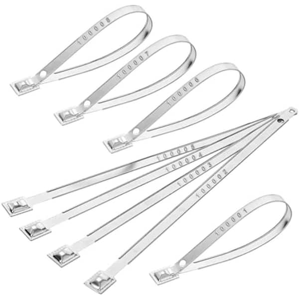 Unbranded Tamper Evident Metal Truck and Container Seals Sequentially Numbered Steel Seals 9.7 lbs. 13.39 x 8.67 x 5.91 in.