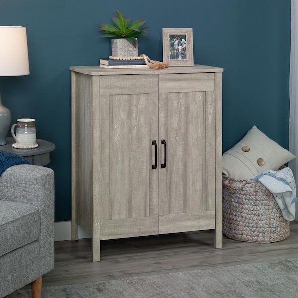 Select Spring Maple Finish 38 in. Storage Cabinet with Adjustable Shelves