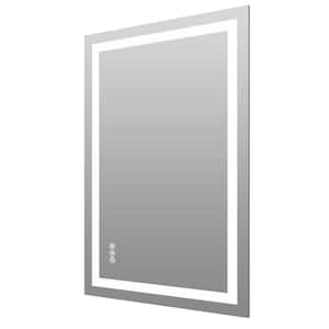 36 in. W x 24 in. H Large Rectangular Frameless LED Light Anti-Fog Wall Bathroom Vanity Mirror