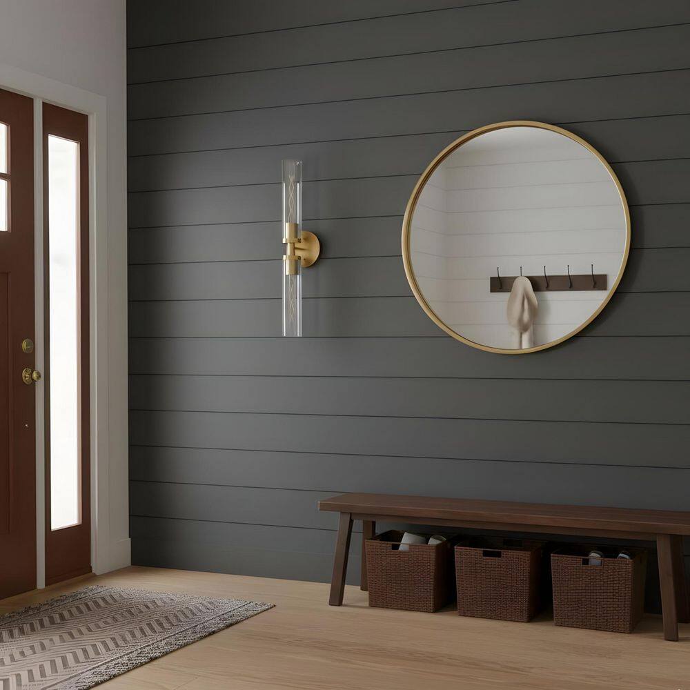 21.7 in. 2-Light Gold Wall Sconce for Bathroom, Living Room, Bedroom（2-Pack） price history on PriceWatchPro