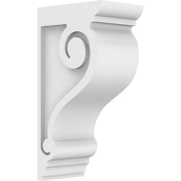 Ekena Millwork Standard 3 in. W x 12 in. H x 6 in. D Signature Urethane Polyurethane Corbel