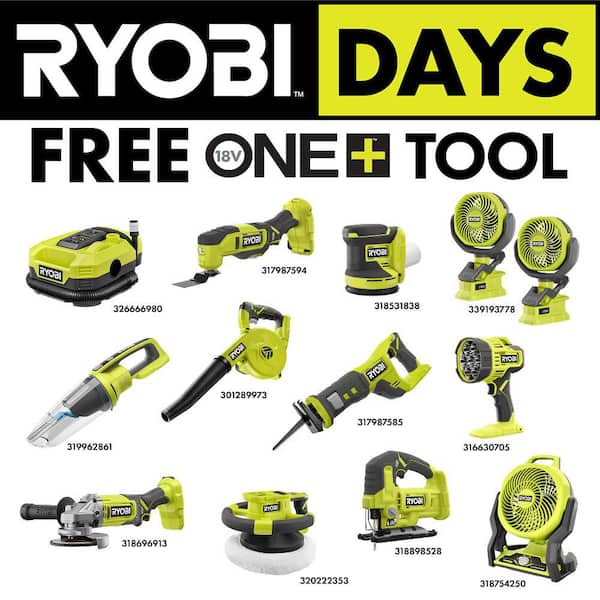 ONE+ 18V Cordless Hybrid 7.5 in. Fan Kit w/ (2) 2Ah Batteries and Charger