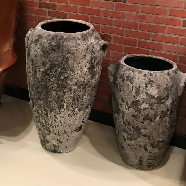 Zentique Gray Large Vase