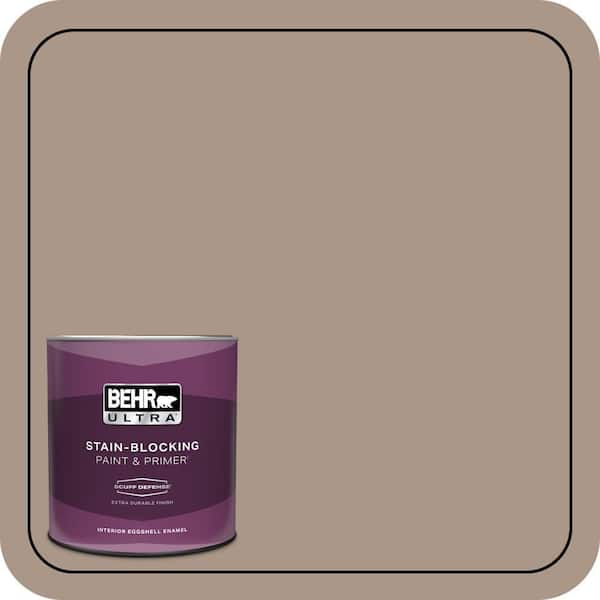 BEHR ULTRA 1 qt. #N230-4 Chic Taupe Extra Durable Eggshell Enamel Interior Paint & Primer