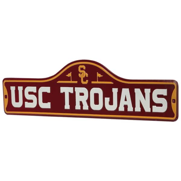 University of Southern California Metal Street Sign